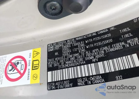 2016 Lexus Rx 350 from USA, damaged, VIN 2T2BZMCA8GC047444